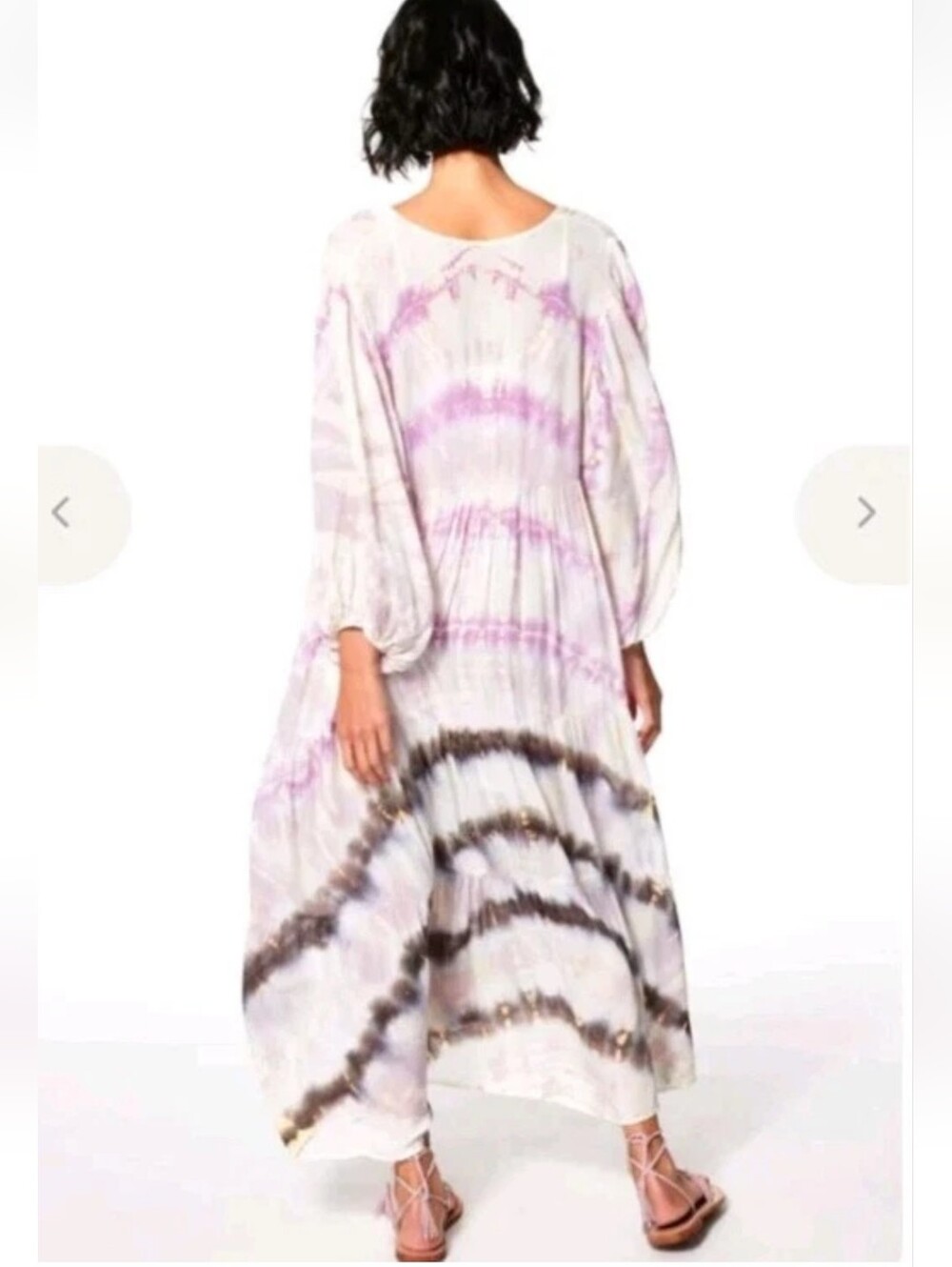 Young Fabulous & Broke YFB Tie Dye Flowey Dawn Maxi Dress